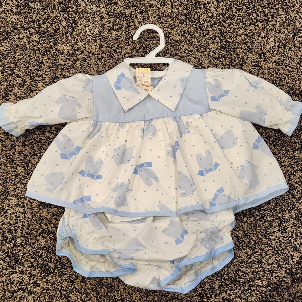 Vintage cuties by Judy baby clothing set 6/9 months